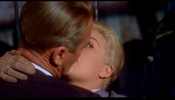 Vertigo (1958)James Stewart, Kim Novak, Mission San Juan Bautista, California and kiss